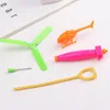 Party Favor 6Pcs DIY Pull Line Helicopter Plane Outdoor Games Interactive Toy For Kids Birthday Favors Pinata Fillers Carnival Prizes