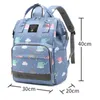 DIAPER Väskor Mummi stor kapacitet väska ryggsäck vattentätt utomhusresor moderskapsbaby för barnvagn 231007