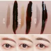 Natural Eyebrow Tint Dye Makeup Tools Women Eyebrow Tattoo Gel Super varaktigt vattentät svett Professional Peel