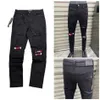 Mens Jeans Designer Famous Brand Men Slim-Ben Pants Design Casual Slim Lightweight Patch Stretch Denim Trousers Skinny Size 29-40275p
