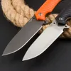 H1085 utomhusöverlevnad Rak kniv DC53 Satin/titanbelagd blad Full Tang G10 -handtag Fasta bladknivar med Kydex