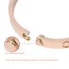 Bracciale di design Bracciale rigido per unghie in acciaio Bracciale di lusso per uomo e donna in oro rosa 18 carati moda popolare non sbiadisce il colore del braccialetto tendenza accessori in acciaio inossidabile