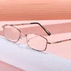 Zonnebril Anti Blauw Licht Leesbril Voor Vrouwen Prints Metalen Frame Presbyopie Brillen Elegante Comfortabele Zakelijke Oogbescherming