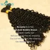 Lace s Bulk Human Hair For Braiding Highlight Curly Loose Deep Wave Double Drawn Boho Knotless Braids Bundles No Weft Wholesale 231007