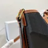 أكياس الكتف العلامة التجارية الفاخرة أزياء حقيبة بسيطة مع نمط بريسبيوبيا مصممة نسائية عالية الجودة حقائب اليد الجلدية الحقيقية حقيقية 211220