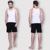 Fitness Men Tank Tops Cotton Basic Singlet Bodybuilding Sport Undershirst Sliming Clothes Gym Vest Muscle Crop Top Plus Size241K