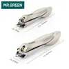 Callus Shavers MRGREEN Slanted Edge Nail Cutting Clippers Cuticle Nippers Tool Stainless Steel Dead Skin Oblique Tip Trimmer Manicure scissors 231007