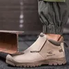 Säkerhetsskor högkvalitativ isolering 6kV Svetsskor Män arbetar Stövlar Säkerhetsskor Punkteringssäkra Spark Proof Intestructible Shoes Industrial 231007