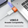 10A OTG USB 3.0 TO -TYPE C ADAPTER TYPEC TINE TO USB Male Converter نقل بيانات شحن سريع لـ MacBook Xiaomi Samsung