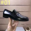 Top PD Man Formella skor Autumn Lace Up Classic Mans Designer Luxury Dress Shoes Smart Business Office Work for Men Shoe Storlek 6.5-11