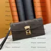 M58102 Designer Lange Portemonnee Klassieke Presbyteriaanse Geruite Mini Clutch Bag Multifunctionele Mode Mannen Vrouwen Munt Portemonnee Creditcardhouder Mobiele Telefoon Tas