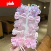 Accessoires pour cheveux 10pcs peluche colorée Loverly enfants fleur fille épingle princesse arc mignon bracelet clip accessoire animal fruit