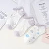 8 pairs of socks female summer thin Japanese cute absorbent breathable shallow mouth can not fall with summer preppy socks female students