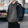 Men's Hoodies American Fashion Hip Hop Sweater Spring Autumn Thin Thick Large Size Loose Trend Pullover Coat Mans'wear