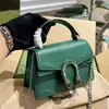 Metall abnehmbare Kette Tasche Mode Umhängetaschen für Frauen 2023 Designer 18 cm Größe Mini Handtasche Totes Handheld Geldbörse Brieftasche mit grüner Box Sehr exquisit