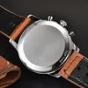 Breitl Wrist Watches for 2023 Mens Watches Five needles All dials work Quartz Wastch High quality Top Luxury Brand Chronograph Clock Fashion Leather Strap TOP TIME