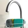 Kitchen Storage Stainless Steel Sink Drain Rack Sponge Faucet Holder Soap Drainer Towel Shelf Organizer Accessories