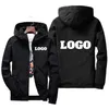 Men's Jackets Custom Brand Logo Men Waterproof Warm Windbreaker Casual Clothing Big Size7Xl MenGreen Black Red Y2K Outdoor Spring