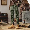 Pantalons pour hommes Harajuku Hommes Skinny Cargo Longueur de la cheville Pantalon Long Militaire Japon Style Automne Hiver Chino