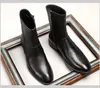 Marca de luxo botas masculinas couro genuíno inverno quente preto chelsea botas para masculino novo estilo confortável qualidade sapatos trabalho