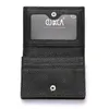 Card Holders Genuine Leather Slim Wallets Mens Holder Women ID Organizer Business Small Cards Bags Black Pouch