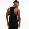 Débardeurs pour hommes Bodybuilding Top Man Gym Vest Running Coton Respirant Sports Training Fitness Chemises sans manches Sous-vêtements décontractés