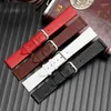 İzle Bantlar 10 12 14mm 16mm 18mm 20mm Kertenkele Desen Orijinal Deri İz Bant Bileklik İnce Bayanlar Strap Basit Şık Bilek Swatches Band