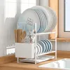 Kitchen Storage Installation-Free Narrow Draining Bowl Rack Household Countertop Cupboard Dish Small Tableware