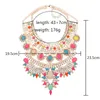 Chokers Indian Statement Large Collar Big Chokers Necklaces Women Fashion Crystal Rhinestones Maxi Long Bohemian Ethnic Necklace Jewelry 231007