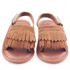 Sandales bébé été mode gland chaussures de marche décontractées semelle souple confortable pantoufles pour enfants fille