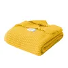 Couvertures gland tricoté balle couverture de laine canapé hiver super chaud confortable jet pour bureau siesta climatisation couvre-lit literie