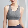 Tenue de yoga Sous-vêtements de sport pour femmes Antichoc Courir Petite poitrine Push Up Gilet de fitness Mince sans soutien-gorge en acier