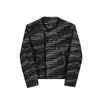 Jaquetas masculinas syuhgfa tendência casaco de lã fashon versátil casual streetwear outono inverno homem lã cardigan 2023 estilo coreano