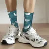 Männer Socken Alle Jahreszeiten Crew Strümpfe Möwe Stehend Harajuku Mode Hip Hop Lange Zubehör Für Männer Frauen Geschenke