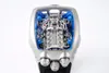Наручные часы Высококачественный силиконовый ремешок из нержавеющей стали со скелетонированной задней панелью Автоматические механические необычные часы