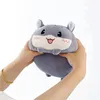 Pluszowe lalki dekompresyjne 1PCS 20 cm szara szalunka nadziewana zwierzę zwierzęcia miękka lalka Poduszka Bożego Narodzenia Prezenty Briendday Darów Cuzyj Kawaii Plushie 231007