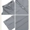 L8031 Autumn Winter Fitness Coat Slim Fit Yoga Clothes Cotton Sweatshirts Full Zip Jackets Quick-Drying Long Sleeve Shirts Hip Length Sports Jacket with Thumbholes