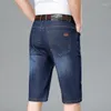 Shorts pour hommes 2023 Summer Quarter Jeans Tendance droite Mode Slim Casual 5