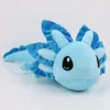 Plüschpuppen, 43 cm, Axolotl-Spielzeug, rosa, blaue Puppe, weiches Stofftierkissen, Weihnachtsgeschenk für Kinder, Fans, Kollektion 231007