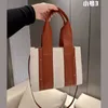 Designer tote bag women's shopping bag leather felt cowhide treatment fashion shoulder crossbody bag