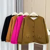 Casacos femininos plus size cor sólida jaqueta de beisebol outono roupas casuais moda mangas raglan outwear casacos curvas e21 6826