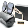 con caja Moda Diseñador clásico Moda para hombres Mujeres Gafas de sol Polarizadas Piloto Gafas de sol de gran tamaño UV400 Gafas Marco de PC Polaroid