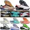 Gift Bag Quality Soccer Boots TIEMPOS LEGEND 10 Elite FG Knit Socks Football Cleats For Mens Firm Ground Soft Leather Comfortable Training Soccer Shoes Size US 6.5-11