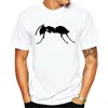 T-shirt da uomo aderenti Fashion Crew Ushuaia Ibiza Ants Party Promo Camicia nera Divertente stampa casual