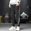 Men Hip Pants Color Block Patchwork Corduroy Cargo Harem Pant Streetwear Harajuku Jogger Sweatpant Cotton Trousers Men's252t