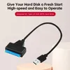 Адаптеры для ноутбуков Зарядные устройства USB 3 0 на SATA Поддержка кабеля 2 5 дюймов Внешний жесткий диск SSD Адаптер жесткого диска Конвертер разъема компьютера 231007