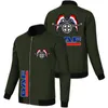 Mäns jackor 2023 Blue Sports Trend Foreign Trade dragkedja Löst motorcykel Punk Windmill Logo Jacket