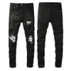 2022 Haute Qualité Nouvelle Mode Hommes Designer Jeans Déchiré Denim Pantalon De Luxe Hip Hop En Détresse Pantalon À Fermeture Éclair Pour Male798270e