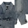 Vestes pour hommes Marque Vêtements Casual Coton Denim Masculina Slim Lavé Rétro Classique Bleu Jeans Manteau Mâle Hommes 3XL-M