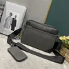 Top Fashion Designer bag men Messenger Crossbody bags high quality 3pcs Trio Women classic casual tote bags wallet embossed Leather shoulder bags